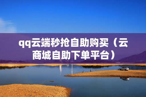 qq云端秒抢自助购买（云商城自助下单平台）