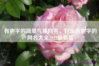 有吏字的简单气质网名，好听含吏字的网名大全2022最新版