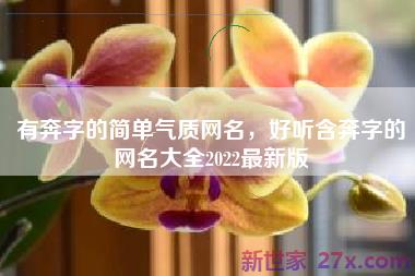 有奔字的简单气质网名，好听含奔字的网名大全2022最新版