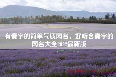 有奏字的简单气质网名，好听含奏字的网名大全2022最新版