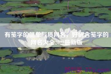 有笺字的简单气质网名，好听含笺字的网名大全2022最新版