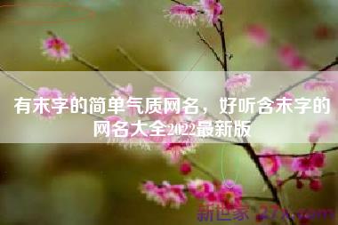 有末字的简单气质网名，好听含末字的网名大全2022最新版