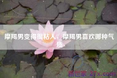 摩羯男变得很粘人，摩羯男喜欢哪种气质