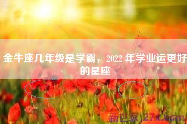 金牛座几年级是学霸，2022 年学业运更好的星座