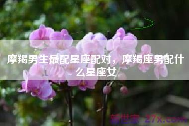 摩羯男生最配星座配对，摩羯座男配什么星座女