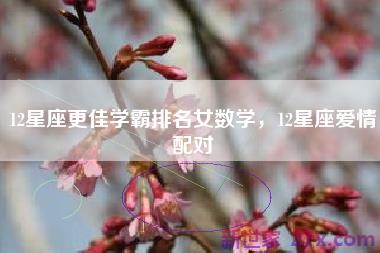 12星座更佳学霸排名女数学，12星座爱情配对