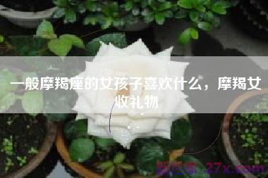 一般摩羯座的女孩子喜欢什么，摩羯女收礼物