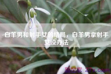 白羊男和射手女的结局，白羊男拿射手女没办法