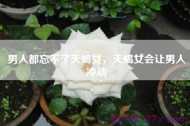 男人都忘不了天蝎女，天蝎女会让男人冲动