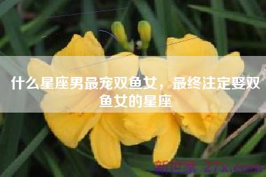 什么星座男最宠双鱼女，最终注定娶双鱼女的星座