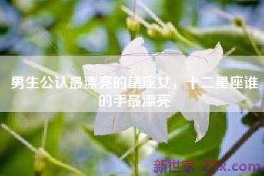 男生公认最漂亮的星座女，十二星座谁的手最漂亮