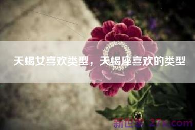 天蝎女喜欢类型，天蝎座喜欢的类型