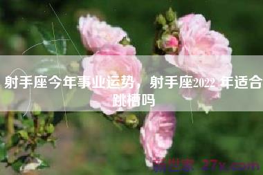 射手座今年事业运势，射手座2022 年适合跳槽吗