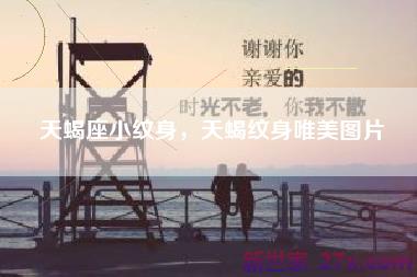 天蝎座小纹身，天蝎纹身唯美图片