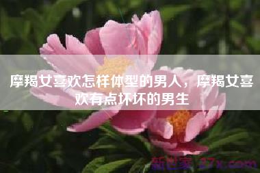 摩羯女喜欢怎样体型的男人，摩羯女喜欢有点坏坏的男生