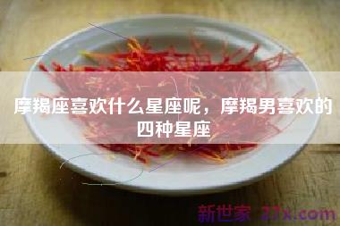 摩羯座喜欢什么星座呢，摩羯男喜欢的四种星座