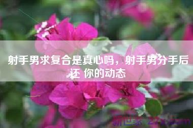 射手男求复合是真心吗，射手男分手后还 你的动态