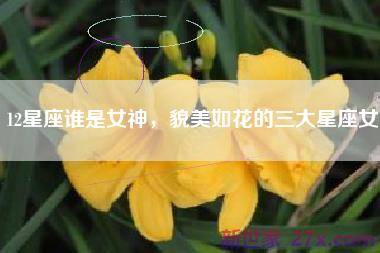 12星座谁是女神，貌美如花的三大星座女