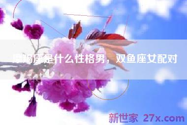 摩羯座是什么性格男，双鱼座女配对