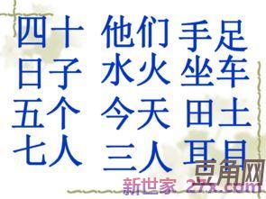 字词句运用比一比写一写