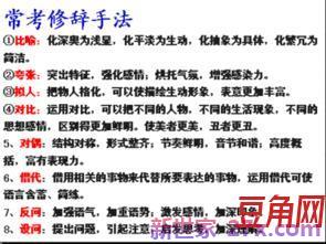 有对比修辞手法的古诗词句子