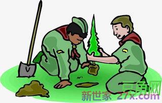 描写植树挖坑的词句 关于植树时挖坑的细节200字