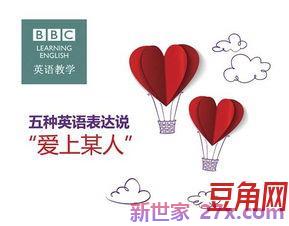 向某人表达爱的英文句子