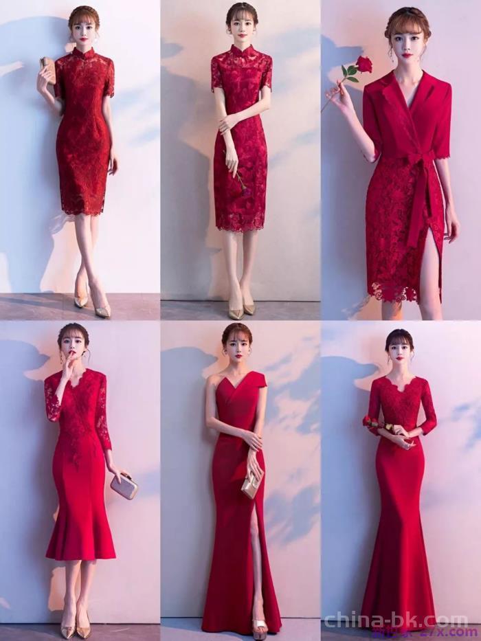 二婚敬酒服穿什么颜色(敬酒服推荐终于来了)
