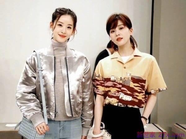 刘诗诗章泽天两妻同框，奶茶妹妹依旧清纯，但刘诗诗气场更强