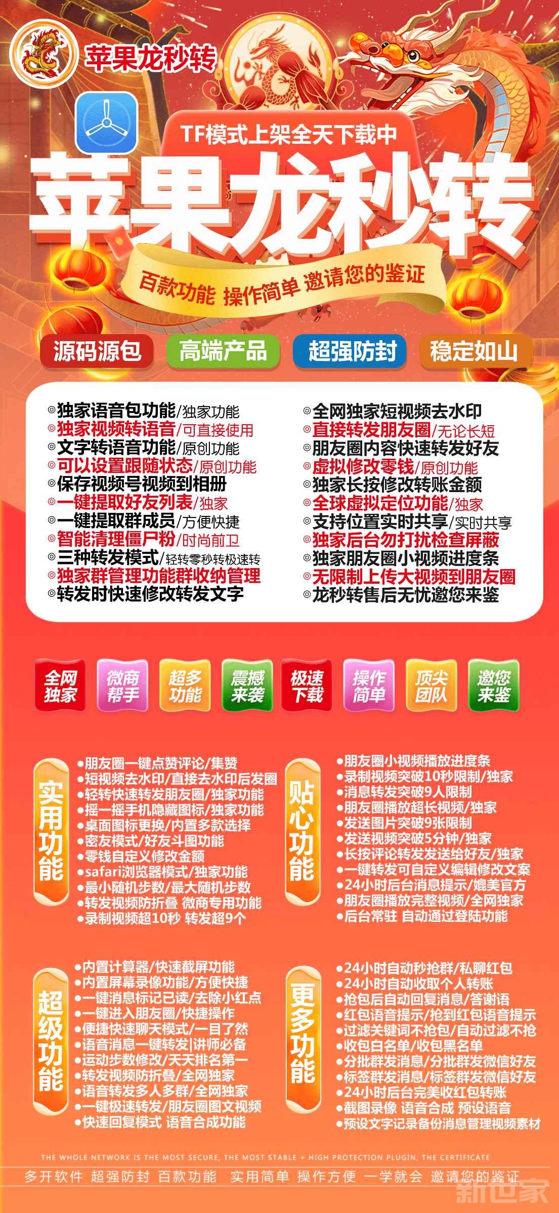 【苹果龙秒转TF兑换码官网授权码商城】3.0/4.0全球虚拟定位支持位置实时共享零钱修改金额分身分身软件微信